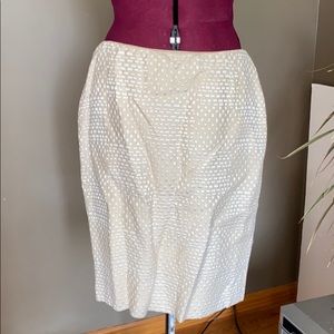Linda Allard Ellen Tracy Tan Skirt (Size 14P)